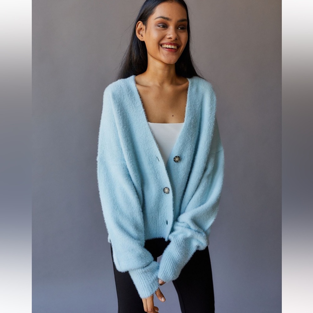 UO Thea Sky Blue Cardigan